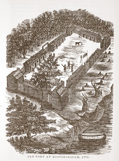Old Fort at Boonsborough, 1775 by American School