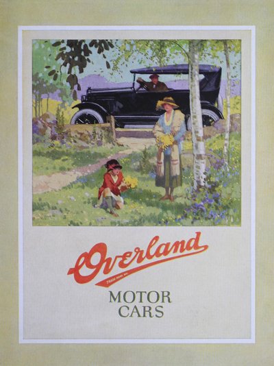 Overland Motor Cars, 1923 by American School