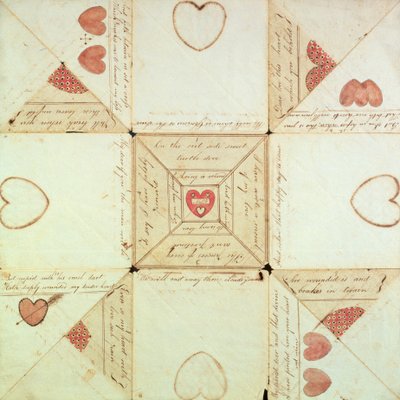 Rebus Valentine, c.1760 by American School