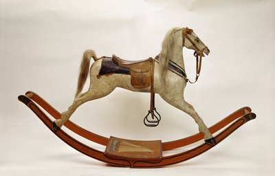 Rocking horse by American School