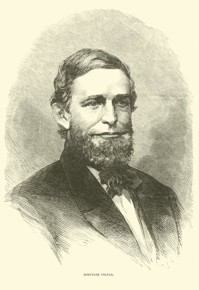 Schuyler Colfax, December 1865 by American School