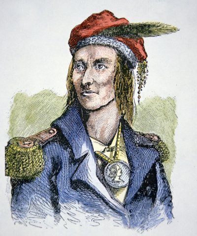 Tecumseh (1768-1813) by American School