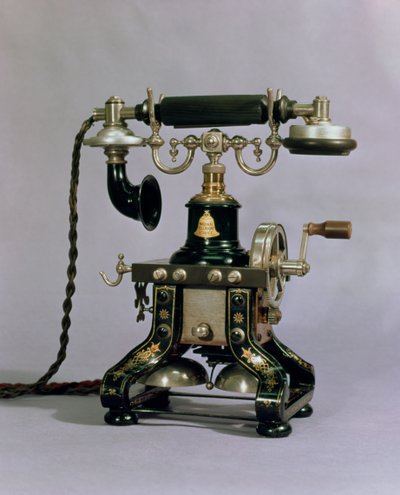 Telephone, National Telephone Service, USA, 1890 by American School
