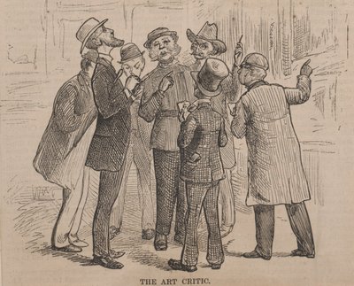 The Art Critic by American School