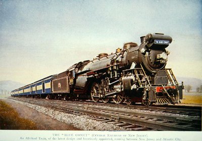 The Blue Comet train, c.1930 by American School