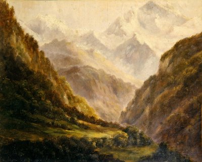 The Rockies, c.1870 by American School