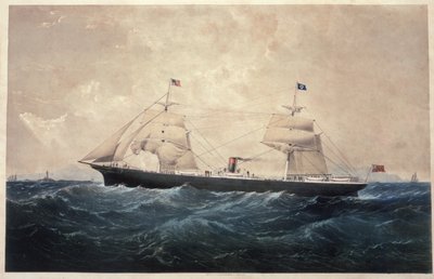 The Steamer Manhattan by American School