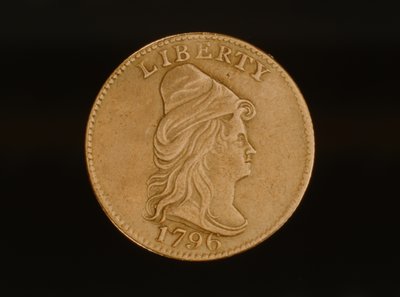 Turban Head Quarter Eagle, 1796 by American School