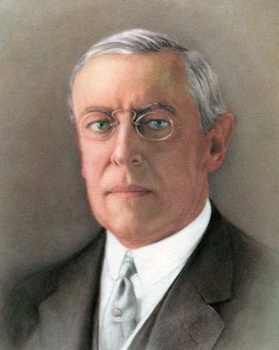 Woodrow Wilson by American School
