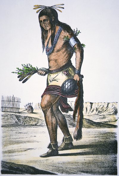 Zuni Tribesman by American School