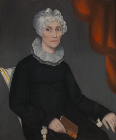 Portrait of Mrs. Robinson, ca. 1819 by Ammi Phillips