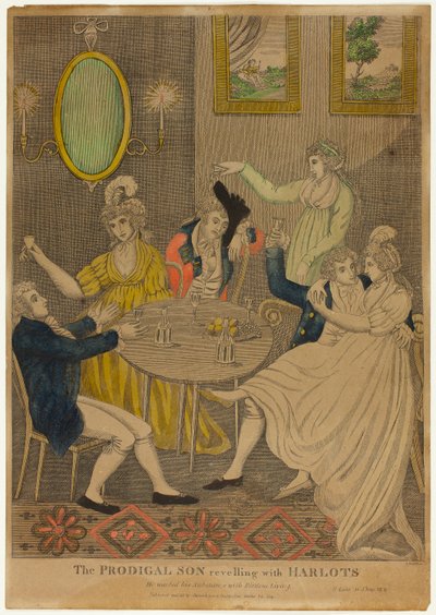 The Prodigal Son with Harlots by Amos Doolittle