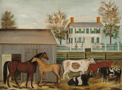 The Barnyard by Amzi Emmons Zeliff