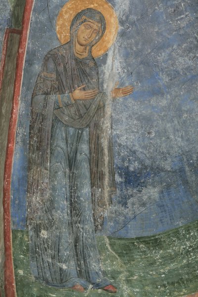 The Virgin, 12th Century by Ancient Russian frescos
