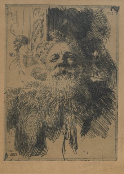 August Rodin by Anders Leonard Zorn