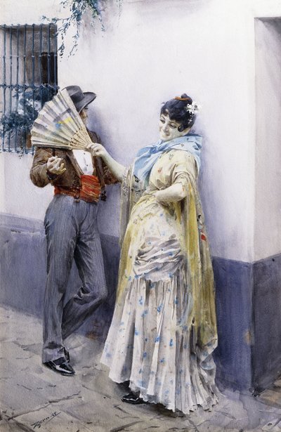 Flirtation by Anders Leonard Zorn
