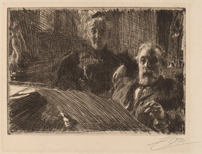 Mr. and Mrs. Furstenburg by Anders Leonard Zorn