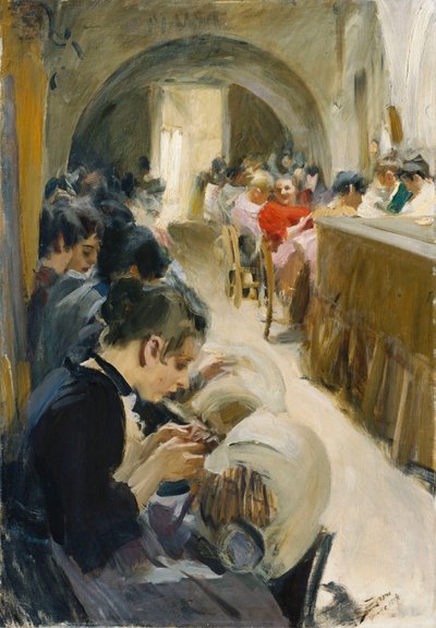 The Lacemakers by Anders Leonard Zorn