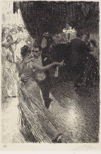 The Waltz by Anders Leonard Zorn