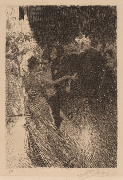 The Waltz by Anders Leonard Zorn