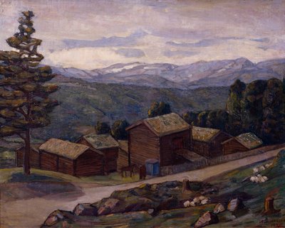 Mountain Farm by Anders Svarstad