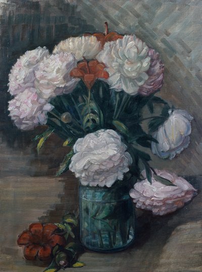 Peonies and Daylilies by Anders Svarstad