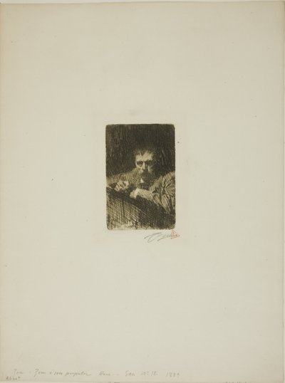 A Painter-Etcher (Self-Portrait) by Anders Leonard Zorn