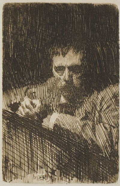 A Painter-Etcher (Self-Portrait) by Anders Leonard Zorn