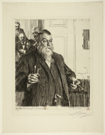 A Toast II by Anders Leonard Zorn