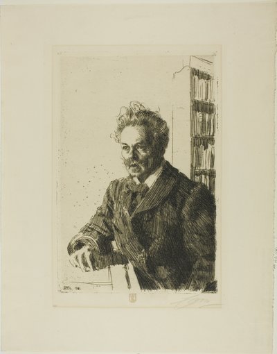 August Strindberg by Anders Leonard Zorn