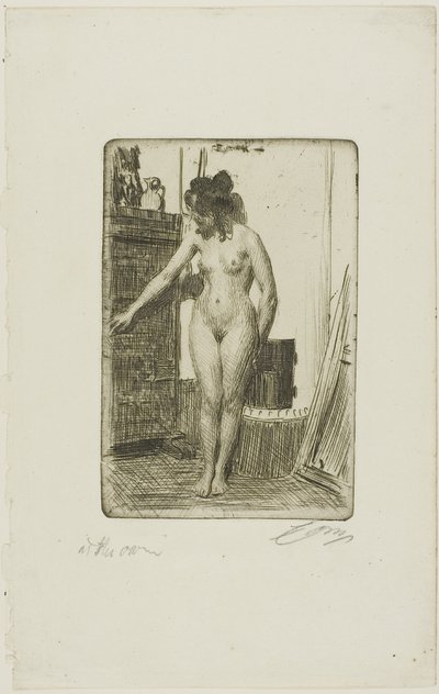Before the Stove by Anders Leonard Zorn