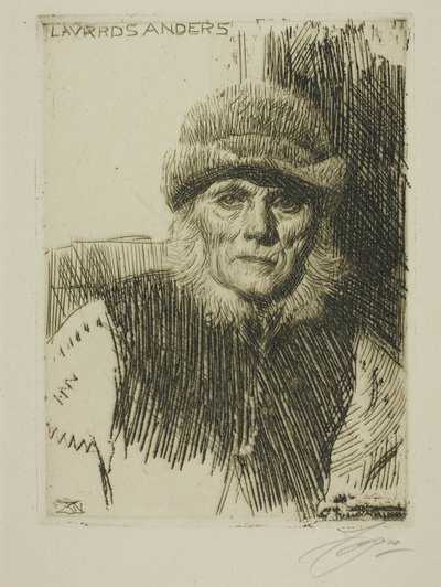 Dalecarlian Peasant (Lavards Anders) by Anders Leonard Zorn