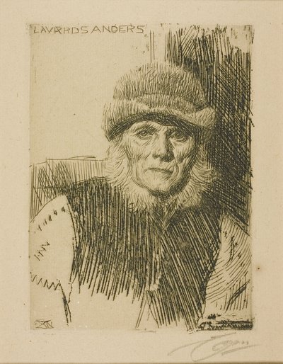 Dalecarlian Peasant (Lavards Anders) by Anders Leonard Zorn