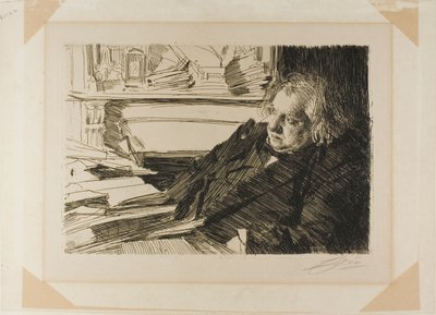 Ernest Renan by Anders Leonard Zorn