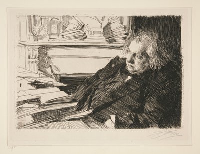 Ernest Renan by Anders Leonard Zorn