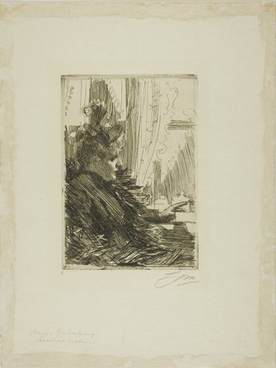 Gerda Grönberg III by Anders Leonard Zorn