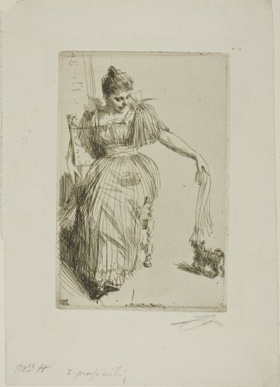 Gerda Hagborg II by Anders Leonard Zorn