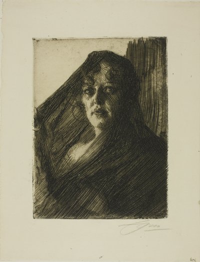Gerda Lundequist by Anders Leonard Zorn