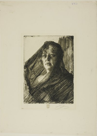 Gerda Lundequist by Anders Leonard Zorn