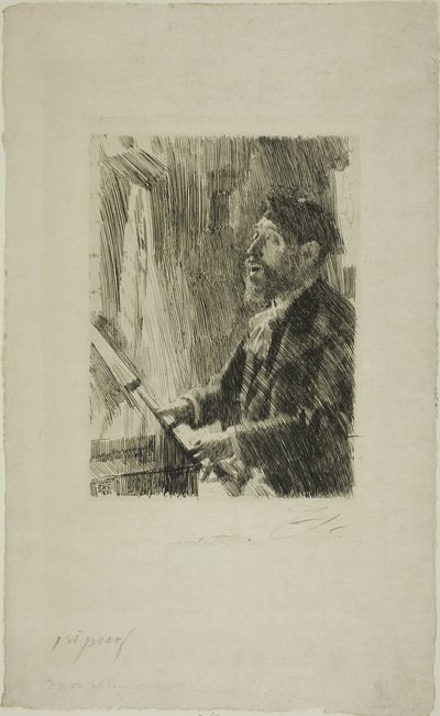 J.B. Faure by Anders Leonard Zorn