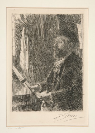 J. B. Faure by Anders Leonard Zorn