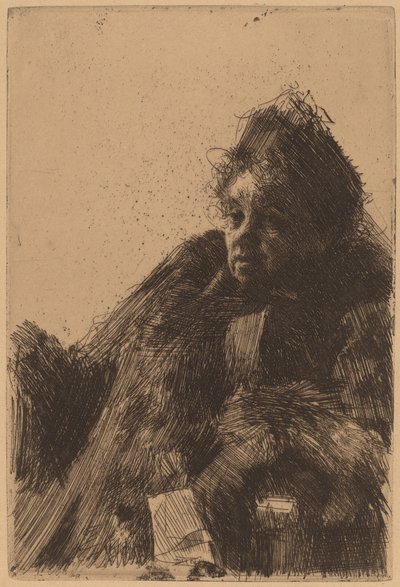 Madame Simon, II by Anders Leonard Zorn