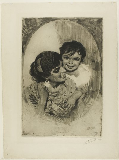 Maternal Delight III by Anders Leonard Zorn
