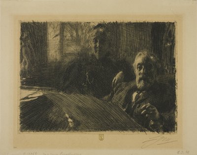 Mr. and Mrs. Fürstenberg by Anders Leonard Zorn