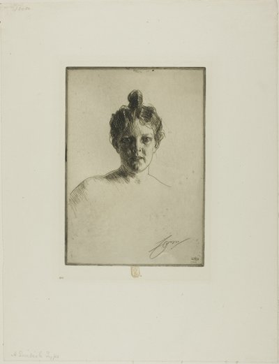 Mrs. Runeberg by Anders Leonard Zorn