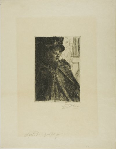 Olga Bratt by Anders Leonard Zorn