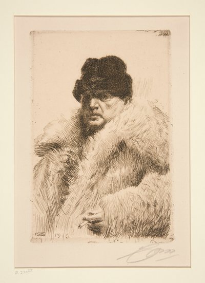 Self-Portrait 1916 by Anders Leonard Zorn