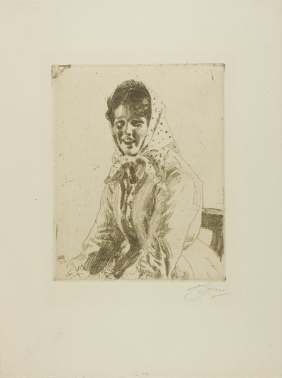 Skerikulla (A Skeri Girl) by Anders Leonard Zorn