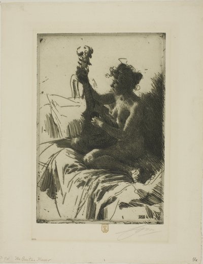 Souvenir or The Guitar by Anders Leonard Zorn