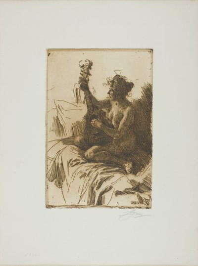 Souvenir or The Guitar by Anders Leonard Zorn